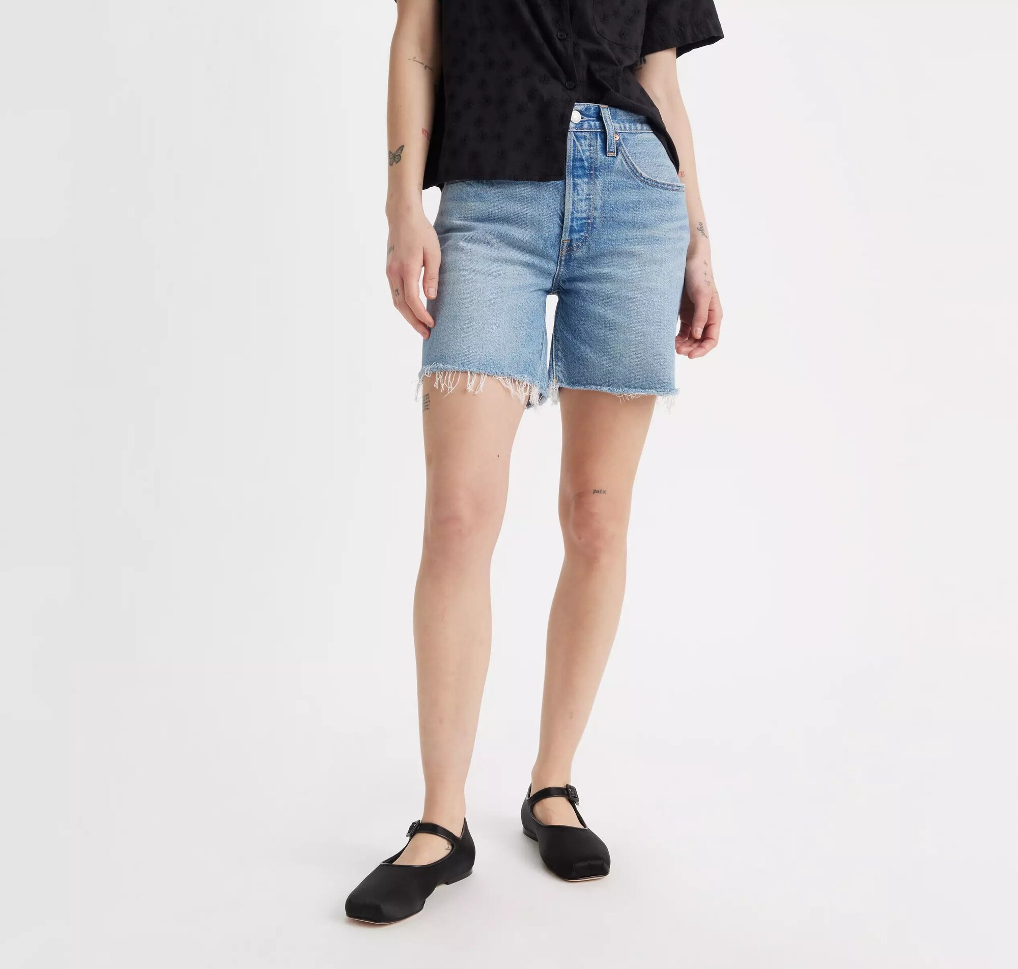 Шорты Levi's, размер 32 JEAN, голубой
