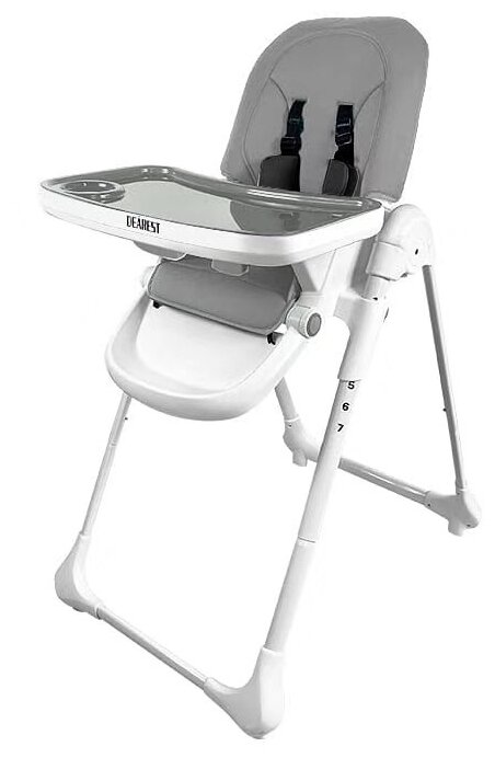 Детский стульчик для кормления Dearest Baby High Chair Grey