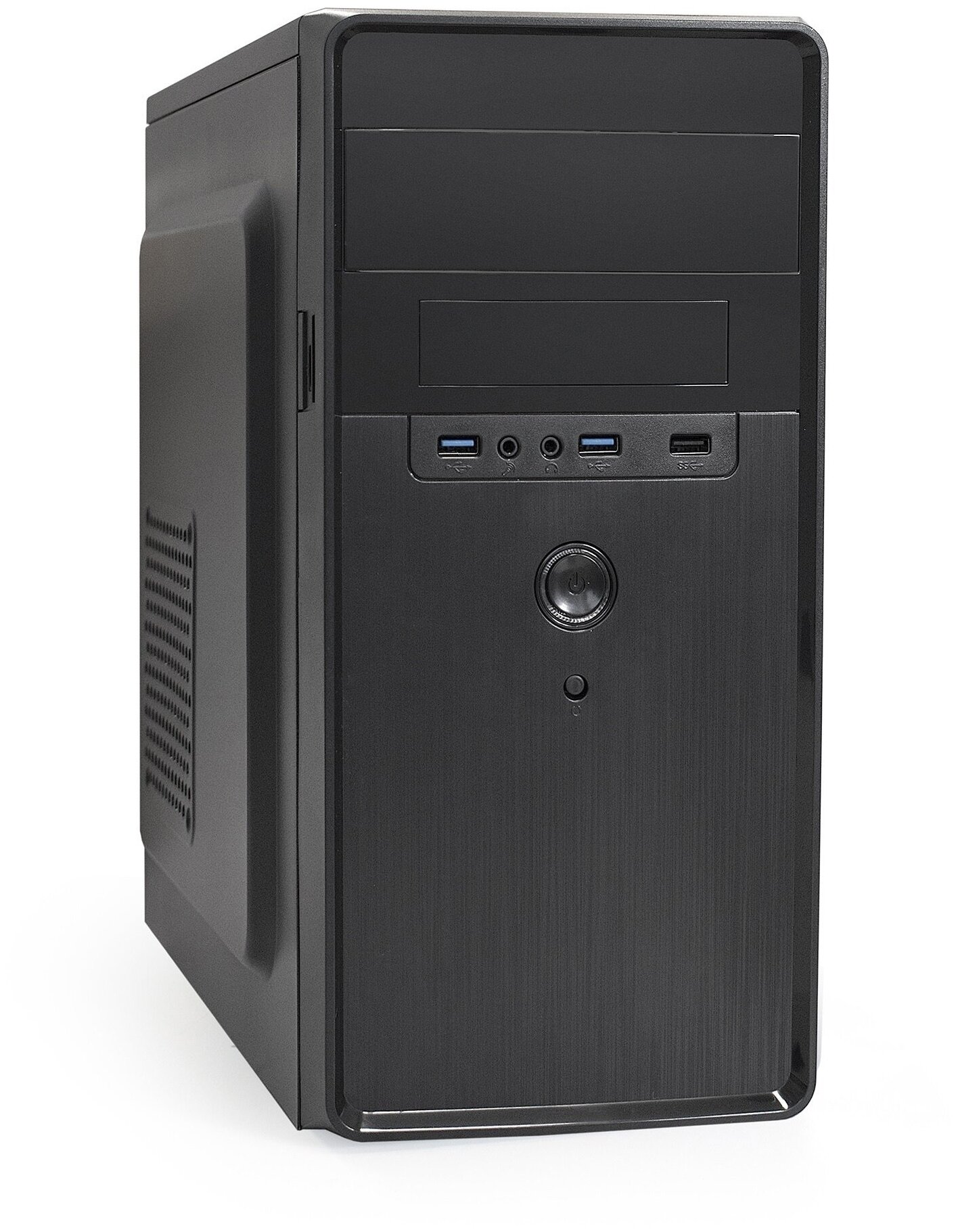 Корпус системного блока EXEGATE BA-309U2-AA450 (mATX, БП AA450 с вент. 8см, 1*USB+2*USB3.0, HD аудио, черный)