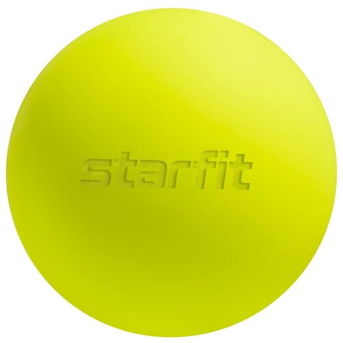 Мяч для МФР STARFIT RB-105 6 см, силикагель, ярко-зеленый, Без характеристики