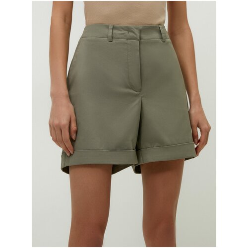 фото Шорты zarina женские 2265212772, цвет:хаки/оливковый,размер: 48