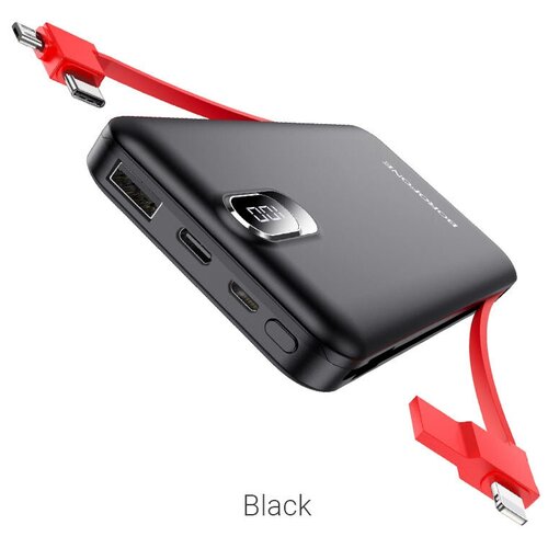 Портативный аккумулятор BOROFONE BJ2 Buena 2A 10000 мАч черный с индикатором 156000₽