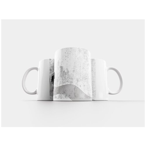 фото Кружка "человек, ходить, стена" 320 мл lotsprints