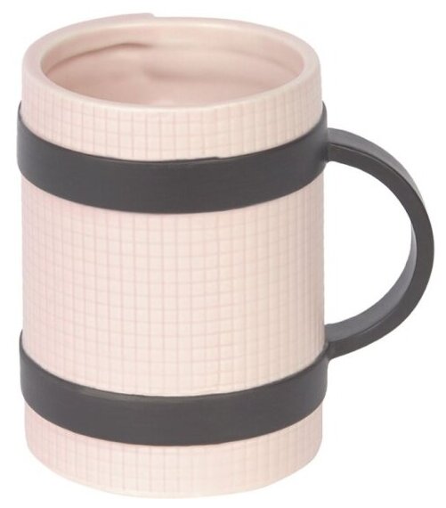 Кружка Doiy Yoga Mug розовая, 350 мл