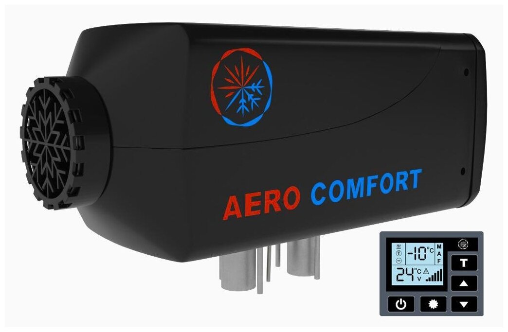 Автономный воздушный отопитель Aero Comfort(Аиро Комфорт) сухой фен 4 квт 24в с японской свечой