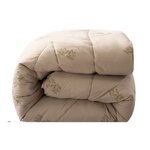 Одеяло верблюжья шерсть(пух) чехол тик 100% хлопок 2 спальное плотность одеяла: 400 гр/м2 - изображение
