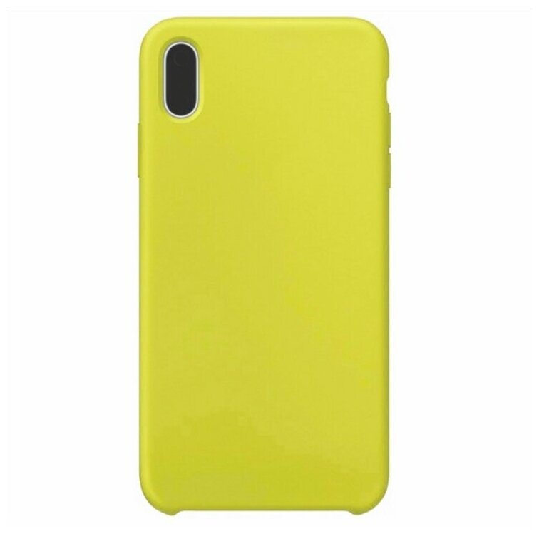 Силиконовая накладка без логотипа (Silicone Case) для Apple iPhone XR