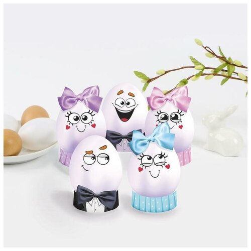 фото Пасхальный набор для украшения яиц «леди и джентльмены» mikimarket