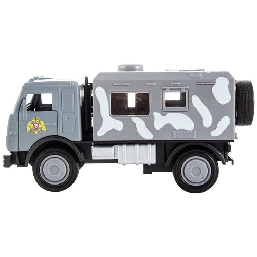 Грузовик, серый, инерционный механизм, свет/звук, KiddieDrive, 1501257_4