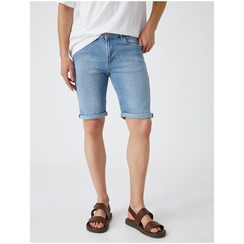 фото Шорты koton men, 1yam43016yd, цвет: blue, размер: 33