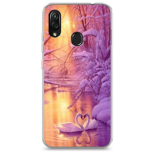 фото Силиконовый чехол "зима 1" на zte zte blade v10 vita / зте блейд v10 вита case place