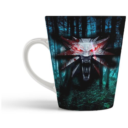 фото Кружка-латте coolpodarok ведьмак logo