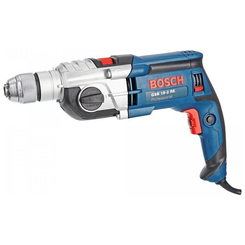 Дрель Bosch ударная GSB 19-2 RE (850 Вт, БЗП.13 мм, 2 скор, 36 нм, 2,6 кг, кейс) 060117B500