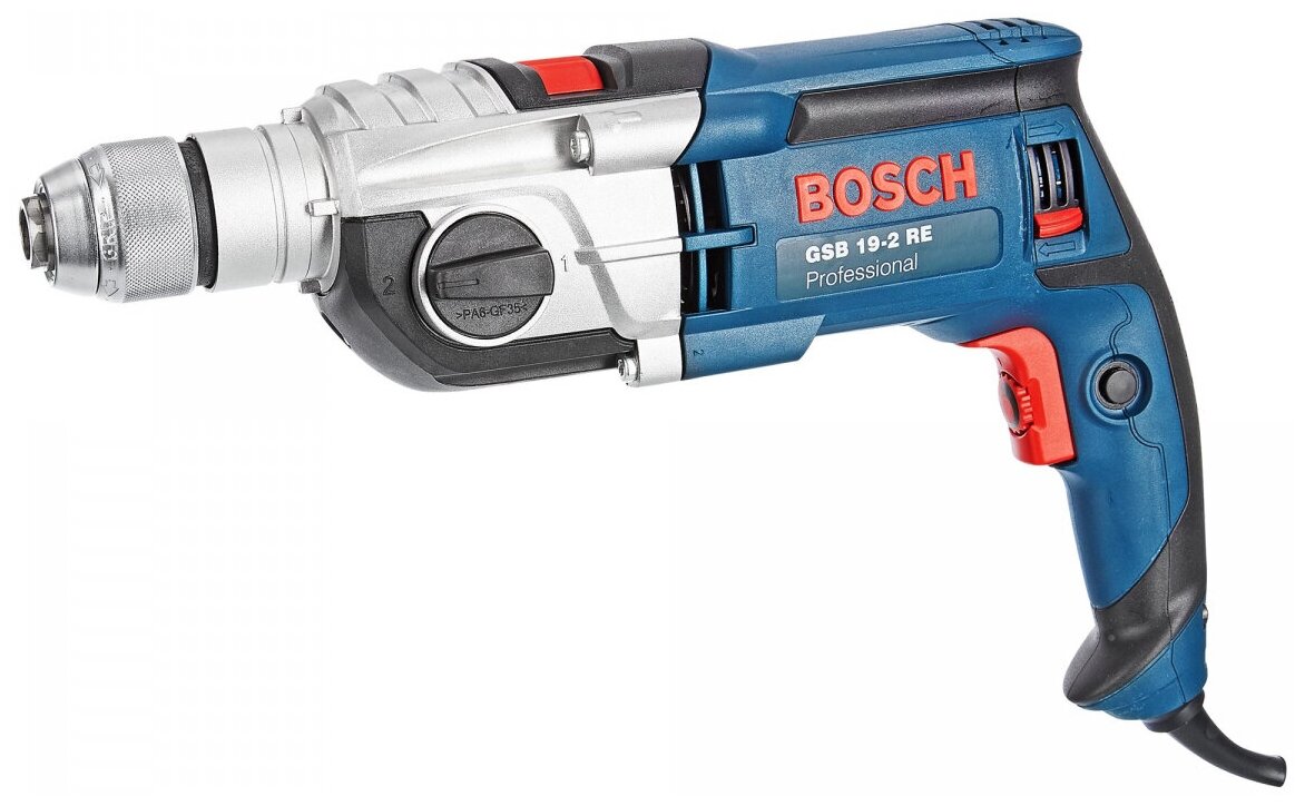 Дрель ударная BOSCH PRO BOSCH GSB 19-2 RE 060117B500 - фотография № 2