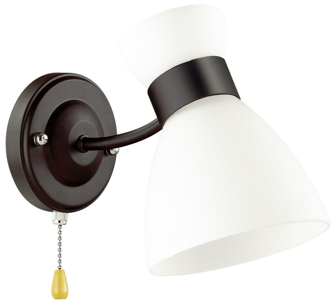 Бра LUMION Wilma 4534/1W 25х13,5х20 см черное - фото №1