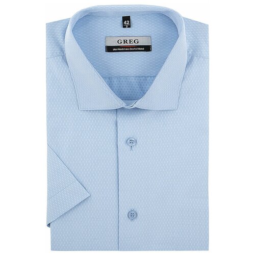 фото Рубашка greg, размер 174-184/39, голубой