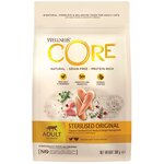 Беззерновой корм для кастрированных котов и кошек Wellness Core Sterilised курица с индейкой 0,3 кг - изображение