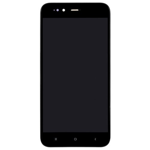 Дисплей для Xiaomi Mi A1 модуль с рамкой и тачскрином Base (черный)