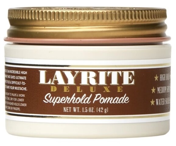 Layrite Помада Superhold Pomade, сильная фиксация, 42 г