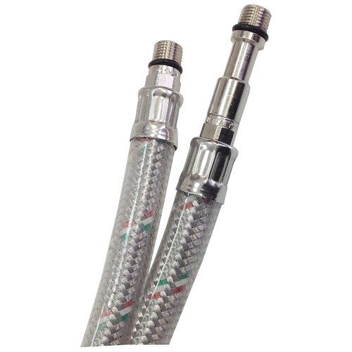 Подводка для воды / Гибкая подводка для воды пара/ Шланг нержавейка с ПВХ покрытием для смесителя М10-1/2