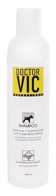 Doctor Vic Шампунь с пантенолом Альпийский букет для собак 00-00001135, 0,28 кг