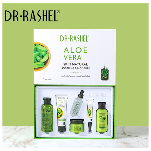 Dr.Rashel / подарочный набор ALOE VERA (пена+крем для глаз+крем для лица+сыворотка+тоник+молочко)