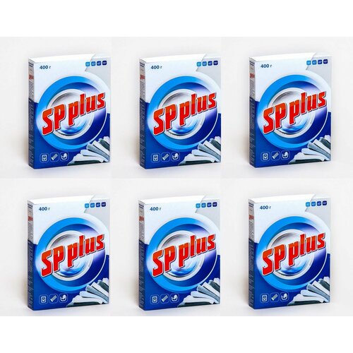 SP PLUS Стиральный порошок Автомат, 400 г, 6 уп