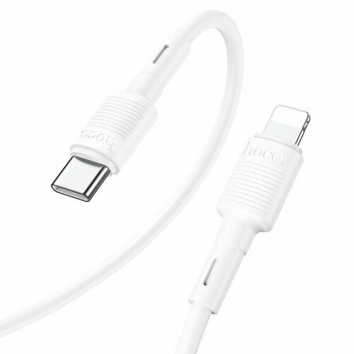 Кабель для телефона Hoco Type-C to Lightning 1м (белый) кабель для зарядки телефона usb microusb для смартфона hoco x83 victory провод 1 метр 2 4a белый