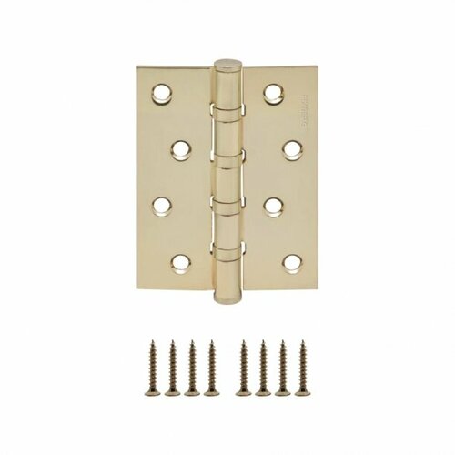 Петля врезная универсальная FIXBERG 4ВВ 100х75х25 мм матовое золото 579₽