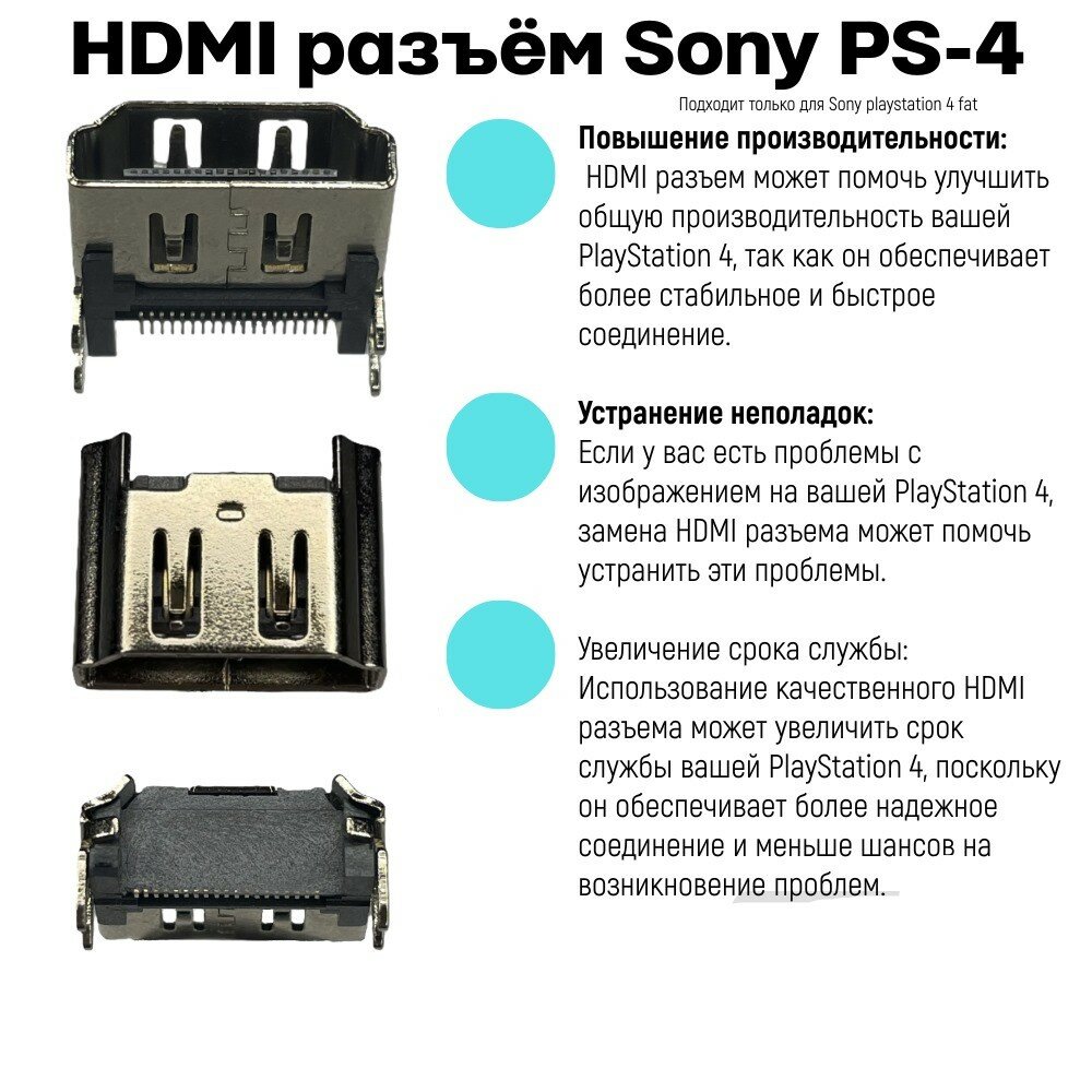 HDMI разъем для PS4