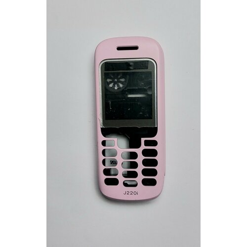 Корпус для Sony Ericsson J220i розовый+чехол