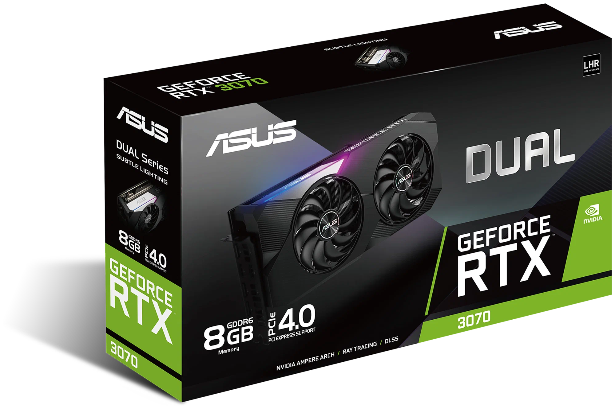 Видеокарта ASUS GeForce RTX 3070 DUAL 8GB