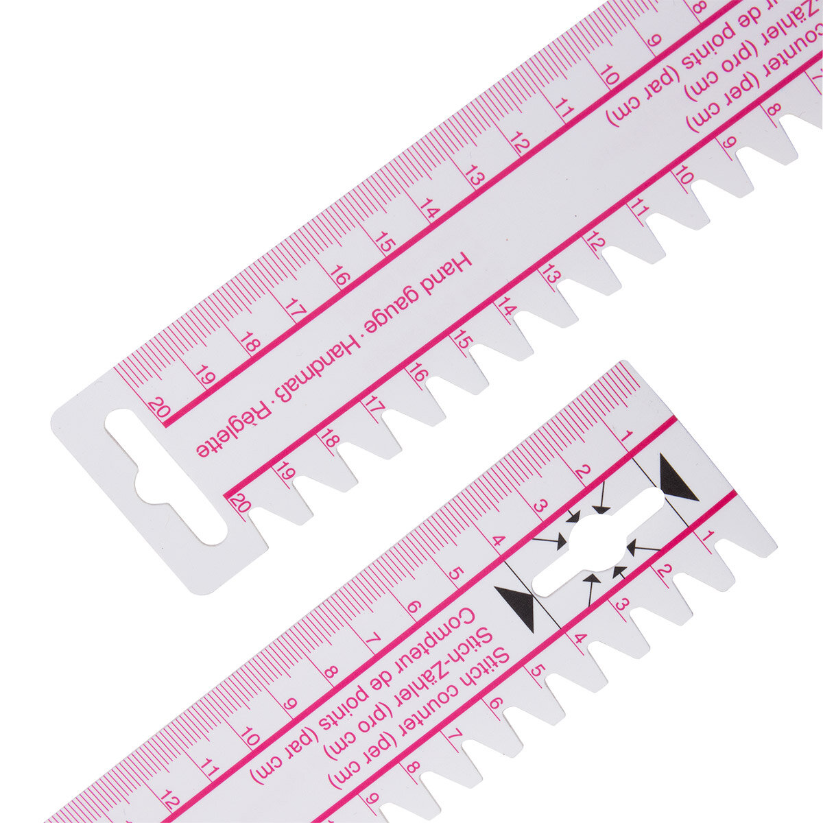 Линейка закройщика, размер 21,5 х 4,5 см, пластик, 1 штука, Айрис — фото 1