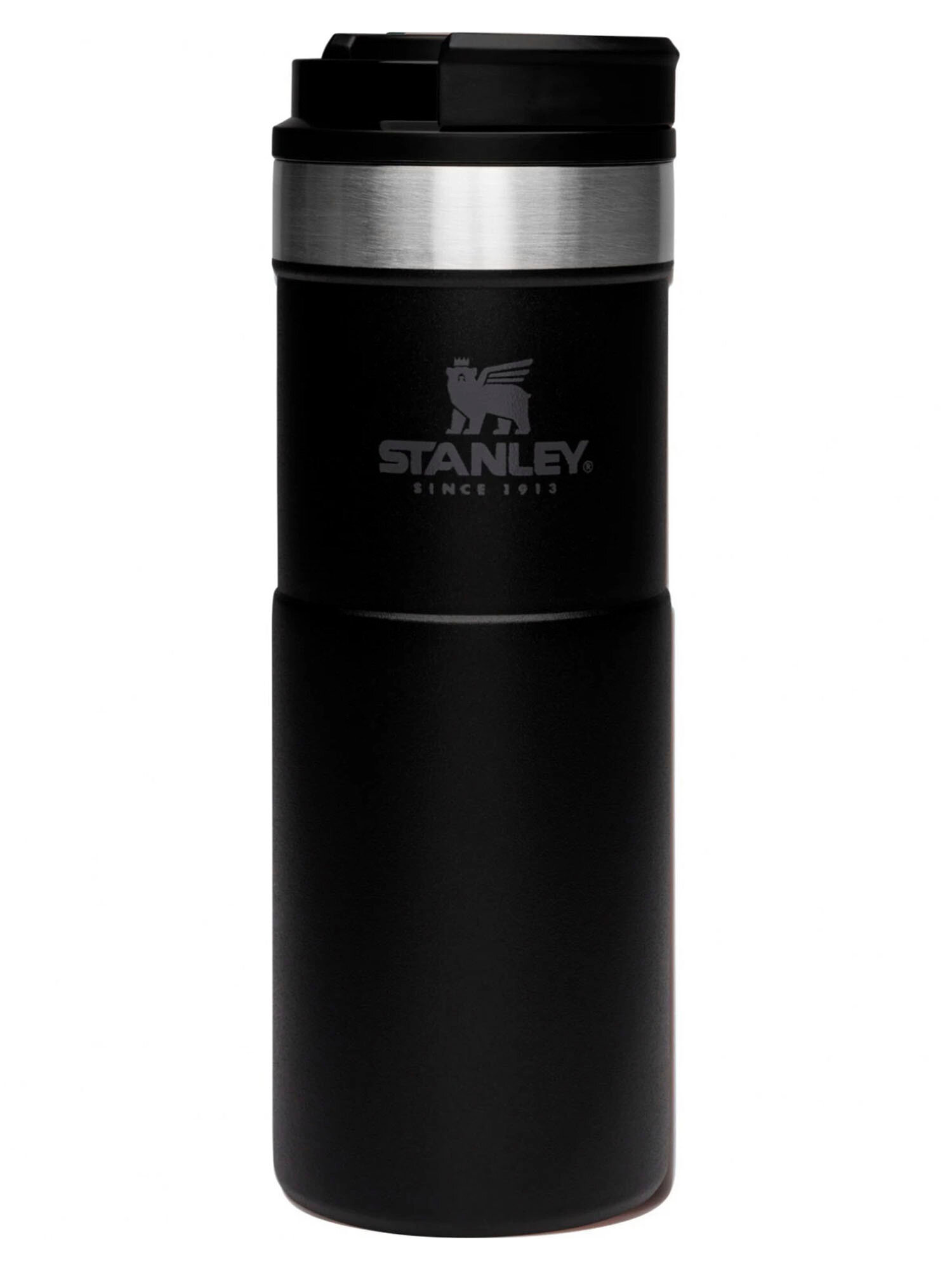 Термокружка Stanley The NeverLeak Travel Mug 0,47L Matt Black