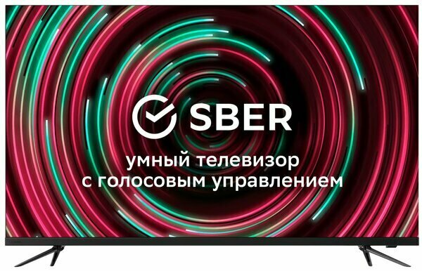 43" Телевизор SBER SBX-43U219TSS, черный