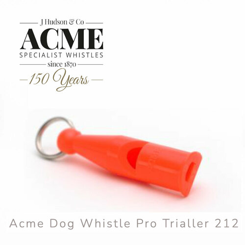 Свисток для дрессировки собак Acme 212 Dog Whistle Pro Trialler оранжевый свисток acme cuckoo call 446 азалия специальный тренировочный свисток имитирующий скворечник