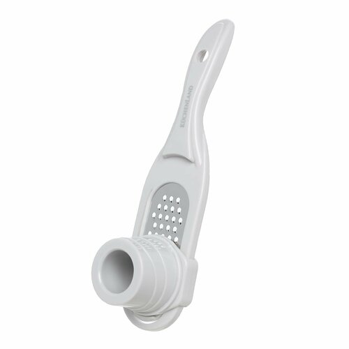 Терка для чеснока 17 см с держателем стальпластик серая Extra-light 399₽