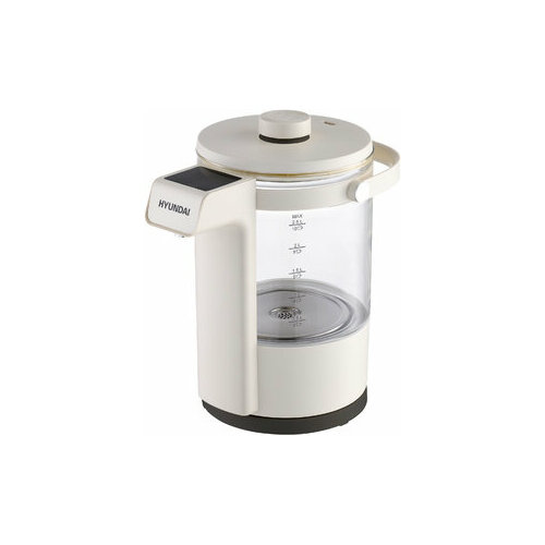 HYUNDAI Чайник электрический Hyundai HYK-G7700 25л 2200Вт кремовыйчерный корпус стекло 574900₽