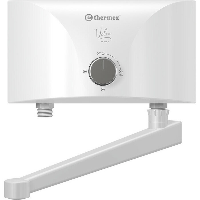 фото Проточный водонагреватель Thermex Vetro 6500 tap