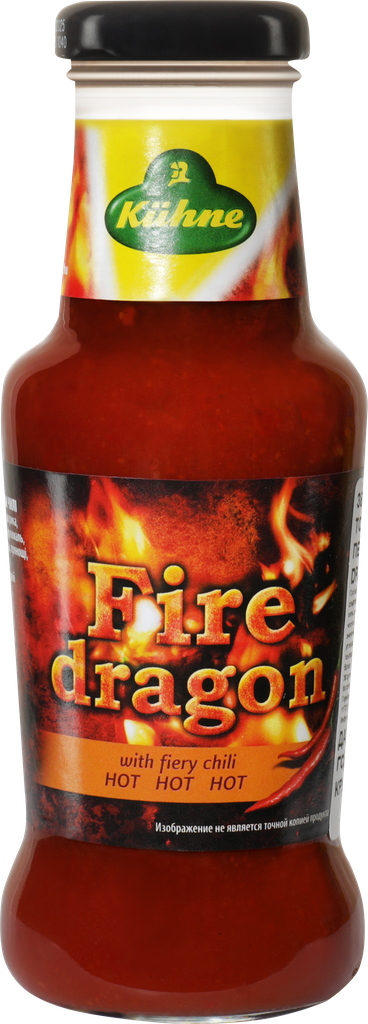 Соус Kuhne Fire Dragon Томатный с острым перцем чили 250г - фото №6