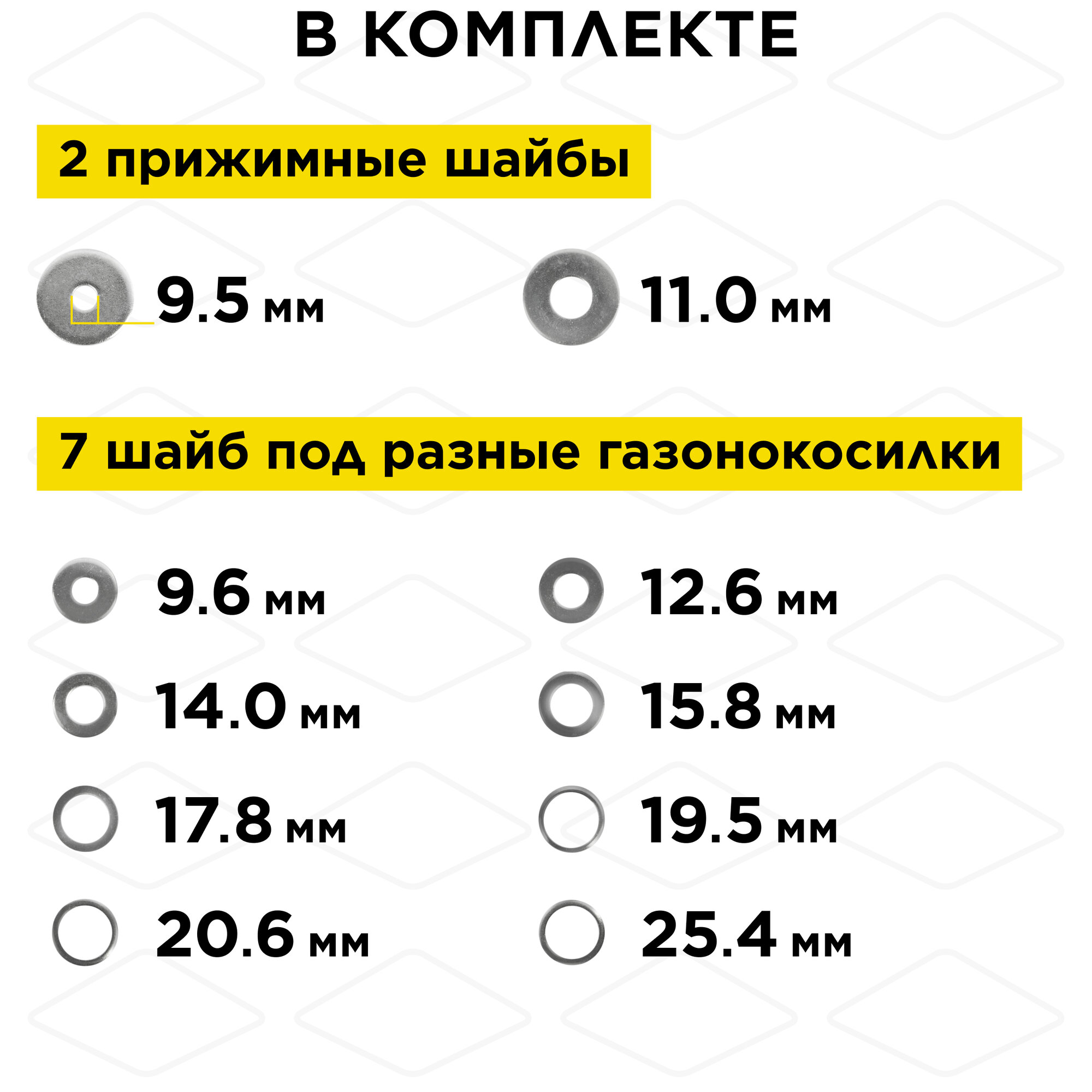 Нож для газонокосилки универсальный DDE SHARK 18"/46 см