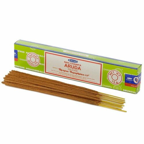 Nag Champa ARUDA Incense, Satya (Благовония Наг Чампа аруда, Сатья), 15 г. благовоние аруда aruda incense sticks satya сатья 15г