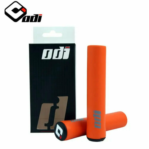 Грипсы из силикона ODI, оранжевые 130 мм
