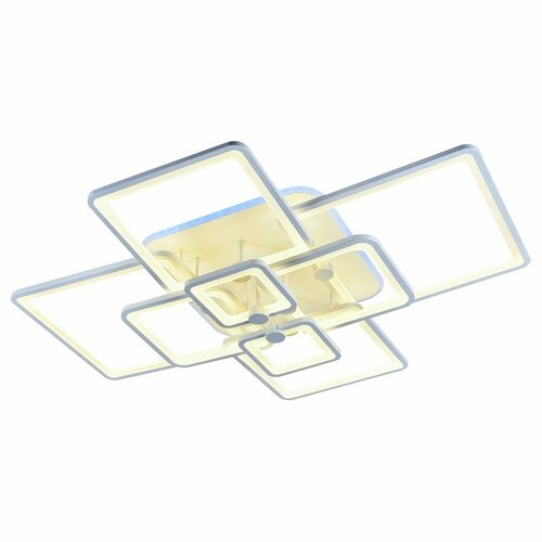 Люстра потолочная светодиодная с пультом и подсветкой у основания, мощность 310 Вт. На комнату 14-20 метров, от Getogazov Family