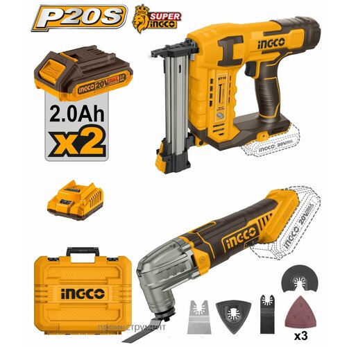 Аккумуляторный нейлер F15-F50 20 В INGCO CBNLI2016 INDUSTRIAL 18900₽