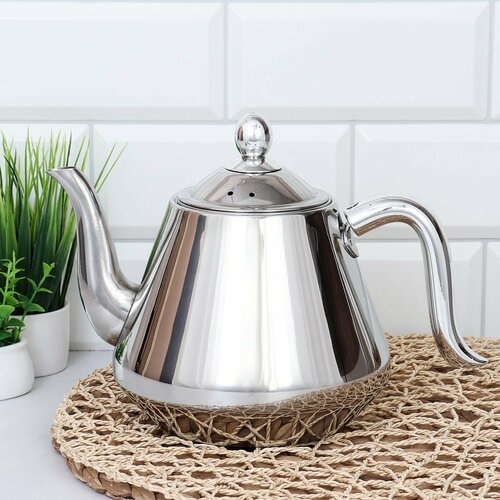 Чайник заварочный 1000 мл с ситечком подходит для плиты 2110₽