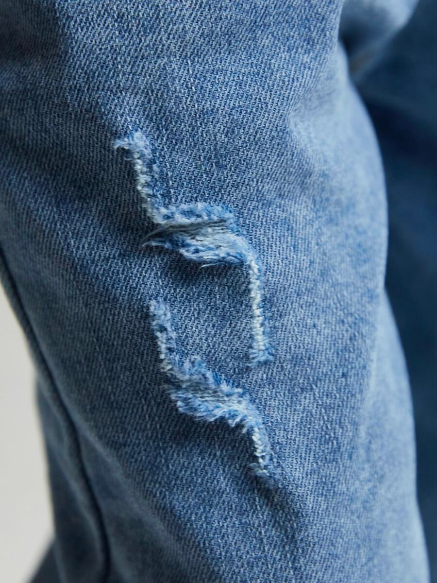 Джинсы , размер 110, голубой — фото 1