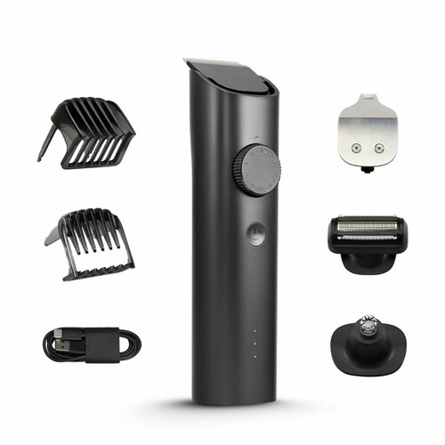 Машинка для стрижки Xiaomi Grooming Kit Pro (XMGHT2KITLF) ЕU Black