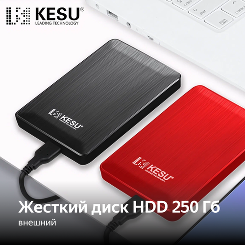 Внешний жесткий диск HDD KESU 250 Гб, цвет в ассортименте