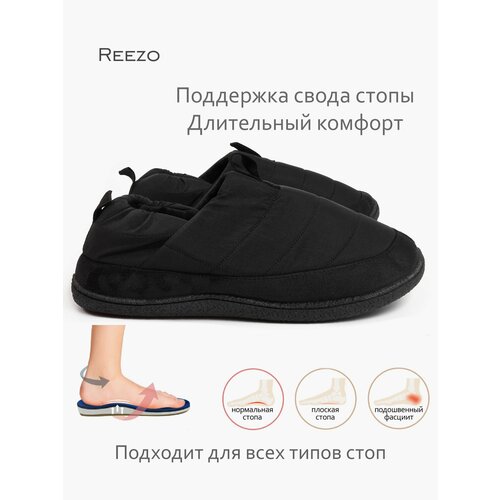 фото Тапочки reezo, размер 47-48, черный